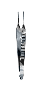 Graefe Forceps, Straight, Serrated Tips 2 1/2" (6.5 cm) - Garana Industries