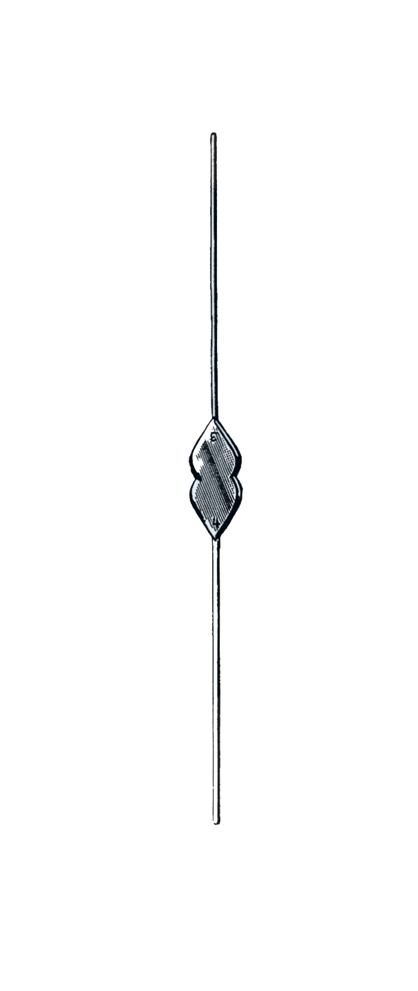 Bowman Lacrimal Probe, Double Ended, Sterling Silver, 5" (12.5 cm), Size 000/000 - Garana Industries