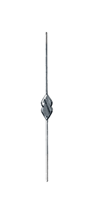 Bowman Lacrimal Probe, Double Ended, Sterling Silver, 5" (12.5 cm), Size 3/4 - Garana Industries