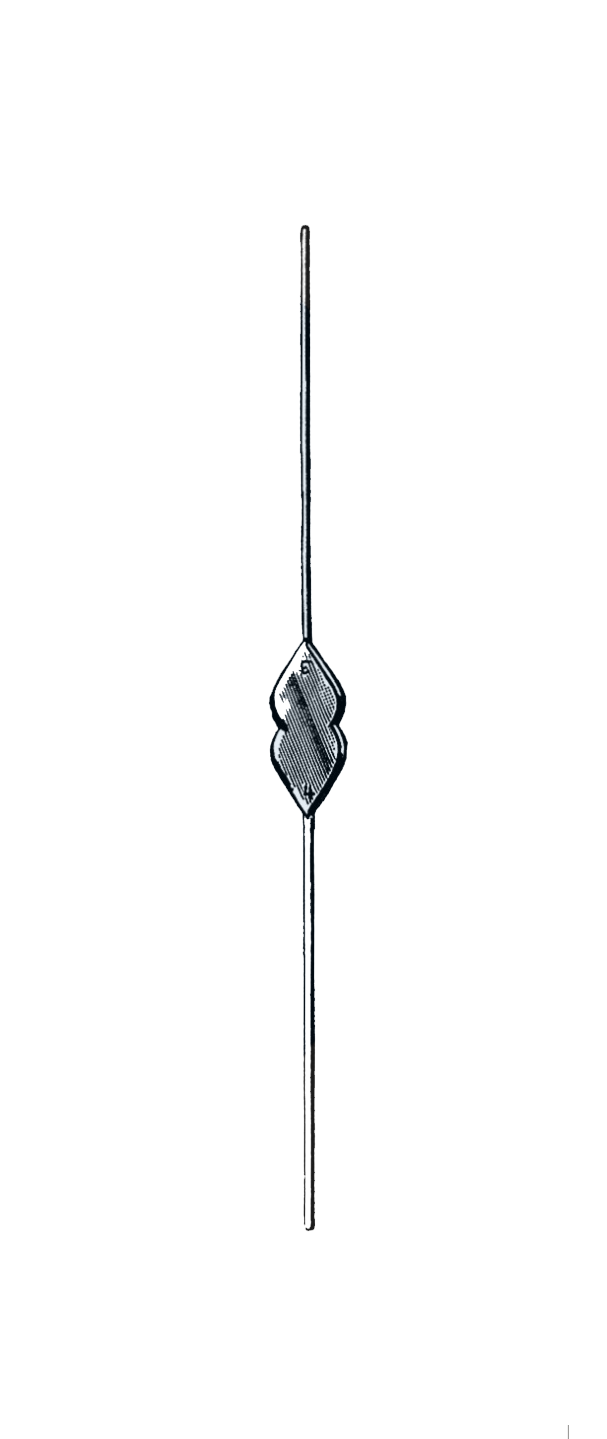 Bowman Lacrimal Probe, Double Ended, Sterling Silver, 5" (12.5 cm), Size 5/6 - Garana Industries
