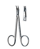 Stevenes Plastic Scissors, Curved, Blunt 4 1/2" (11.5 cm) - Garana Industries