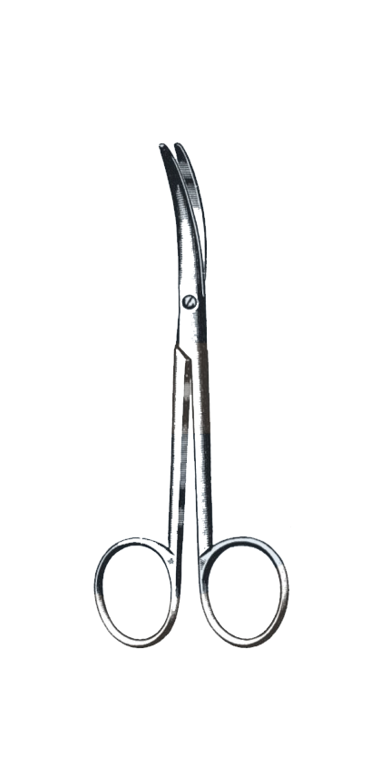 Enucleation Scissors, Slightly Curved 5" (13 cm) - Garana Industries