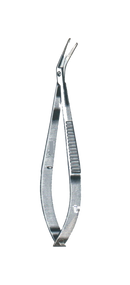 Castroviejo Keratoplasty Scissors, 3 3/4" (9.5 cm) Angled Blades 11 mm, Sharp Points - Garana Industries