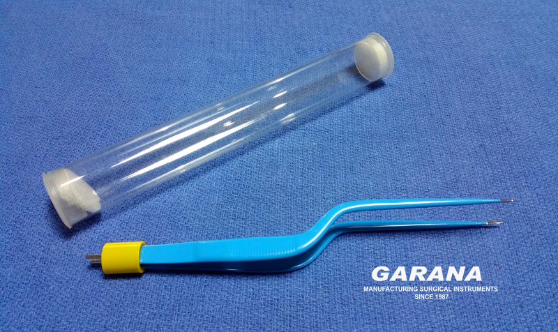 Gerald Bayonet 19 cm Tip Size 1cm Long & 1 mm Wide Single Use Plastic & Reconstructive Bipolar Forceps