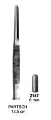 Bone Chisels and Gouges Partsch Grooved 6mm