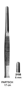 Bone Chisels and Gouges Partsch Grooved 6mm