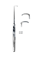 Leland Tonsil Knife, Probe Point, Curved To The Left 7 1/2" (19 cm) - Garana Industries