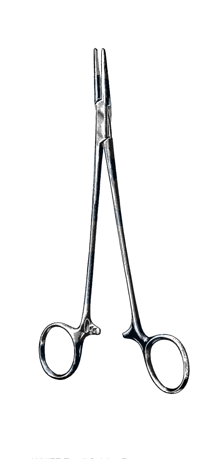 Schnidt Tonsil Forceps, 7 1/2" (19 cm), Straightly Jaws, Closed Rings - Garana Industries