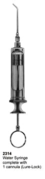 Water Syringes Lure Lock Complete with 1 Cannula A