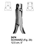 Orthodontic Pliers Schwarz 12.5cm