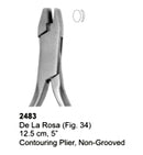 Orthodontic Pliers Contouring Plier De La Rosa 12.5cm Non Grooved