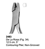 Orthodontic Pliers Contouring Plier De La Rosa 12.5cm Non Grooved