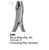 Orthodontic Pliers Contouring Plier De La Rosa 12.5cm Grooved