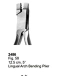 Orthodontic Pliers Lingual Arch Bending Plier 12.5cm