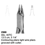 TC Contouring Light Wire Pliers Grooved with Cutter 13.5cm