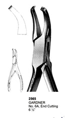 Rongeurs Gardner No.6A End Cutting  6-1/2"