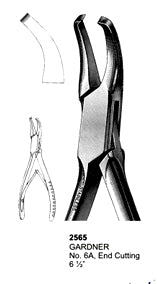 Rongeurs Gardner No.6A End Cutting  6-1/2"