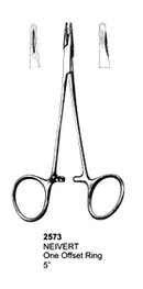 Needle Holders Neivert One Offset Ring 5"