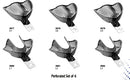 Impression Trays Perforated Set of 06 Pieces