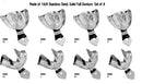 Impression Trays Solid Full Denture Set of 08 Pieces