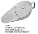 Bed Pan Type Sleeper Adult / Child Stainless Steel