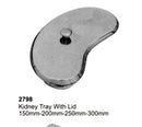 Kidney Tray with Lid Stainless Steel