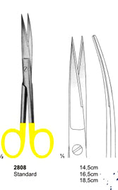 TC Operating Standard Scissor 16cm Curved ( SH/SH )