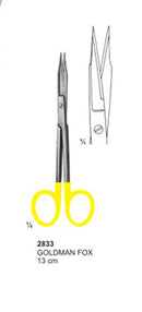 TC Scissor Goldman Fox 13cm Straight