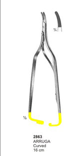 TC Needle Holder Arruga 16cm Curved