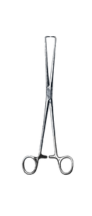 Braun Uterine Tenaculum Forceps, Square jaw 9" (23 cm) - Garana Industries