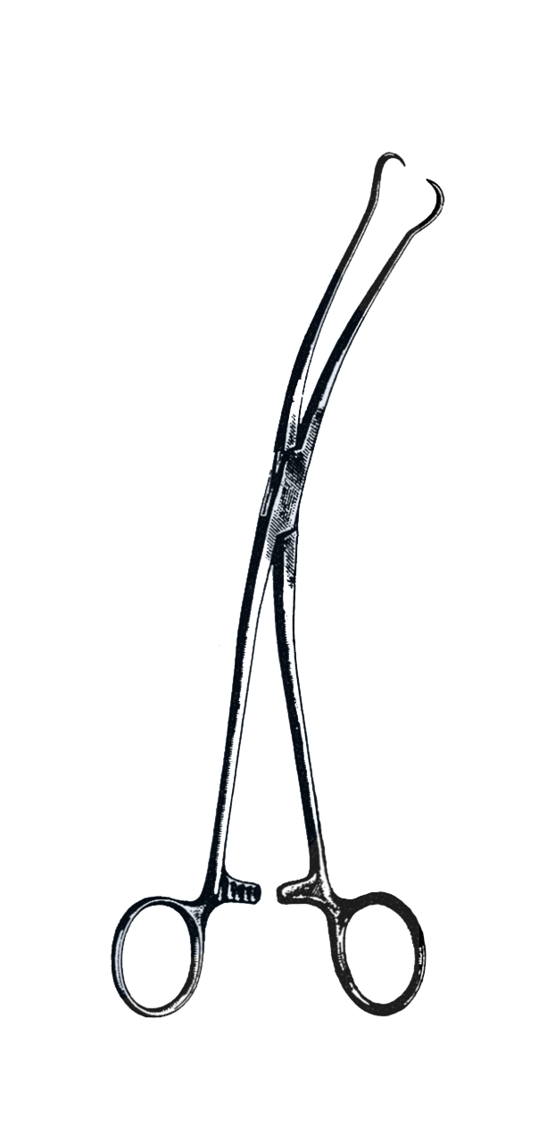 Skene Uterine Tenaculum Forceps 9" (23 cm) - Garana Industries