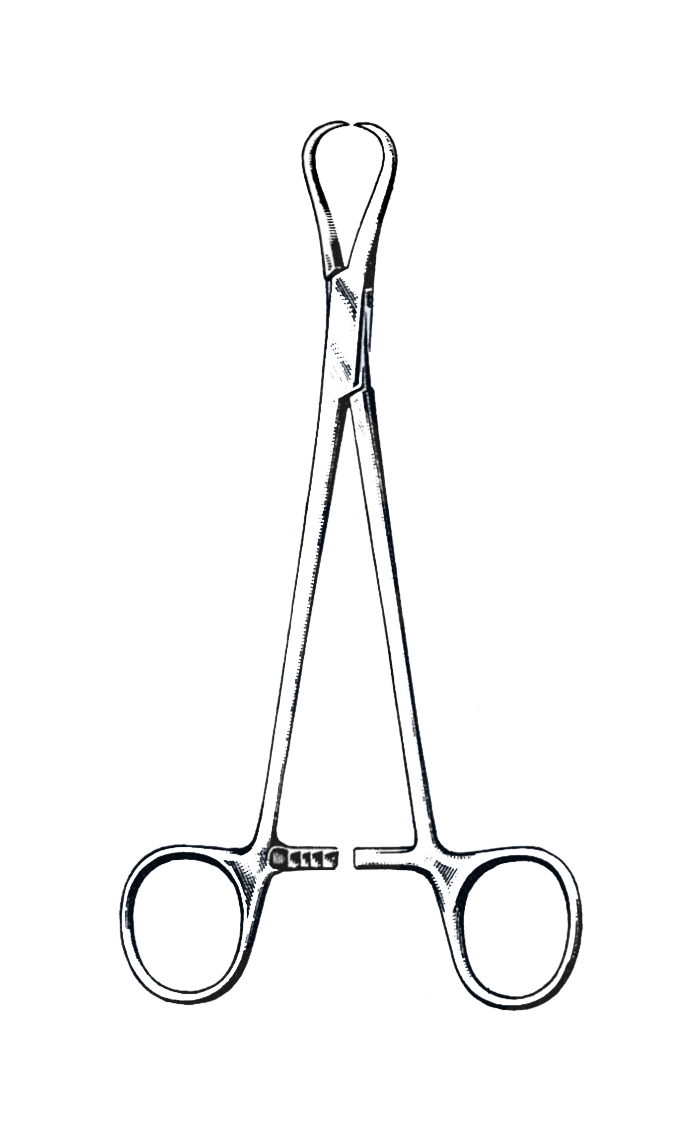 Adair Uterine Tenaculum Forceps 7" (18 cm) - Garana Industries