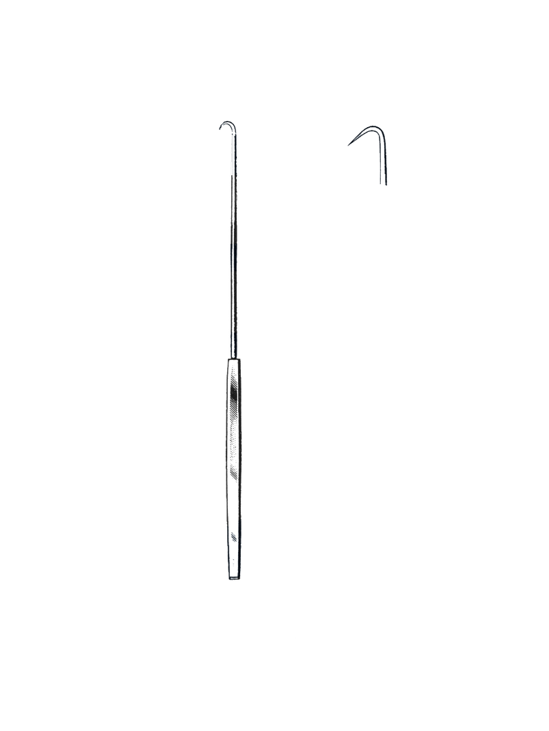 Emmett Uterine Tenaculum Hook, 9" (23 cm)