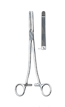 Heaney-Ballantine Hysterectomy Forceps, Longitudinally Serraterd, Straight 8 1/4" (21 cm) - Garana Industries