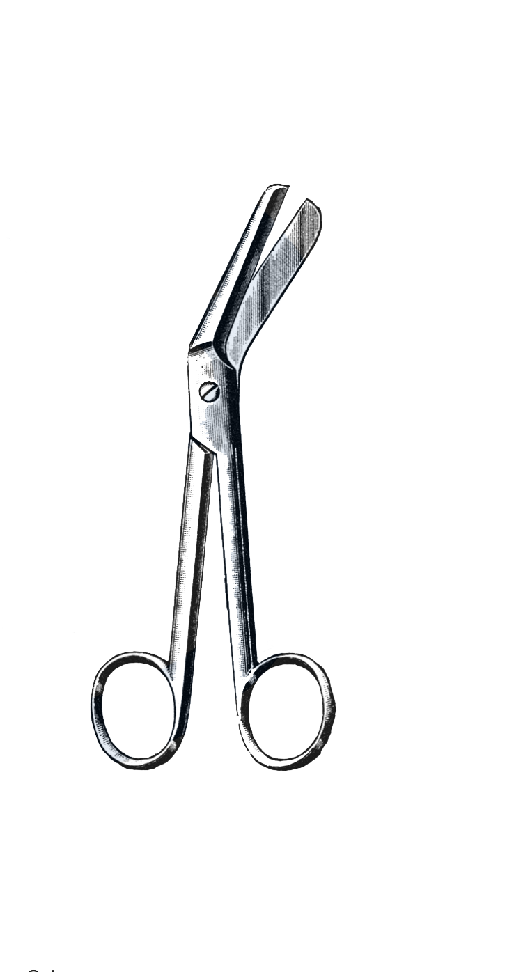 Braun Episiotomy Scissors 5 3/4" (14.5 cm) - Garana Industries