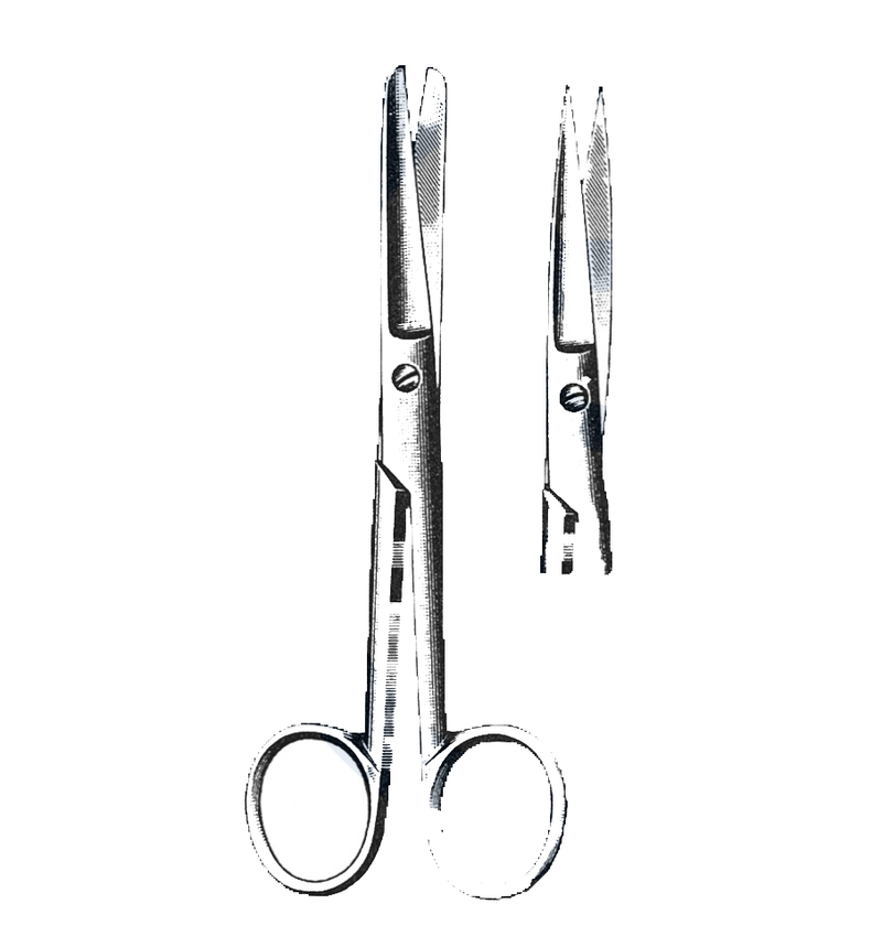 Operating Scissors, Straight, Sharp/Sharp , 5" (12.5 cm) - Garana Industries
