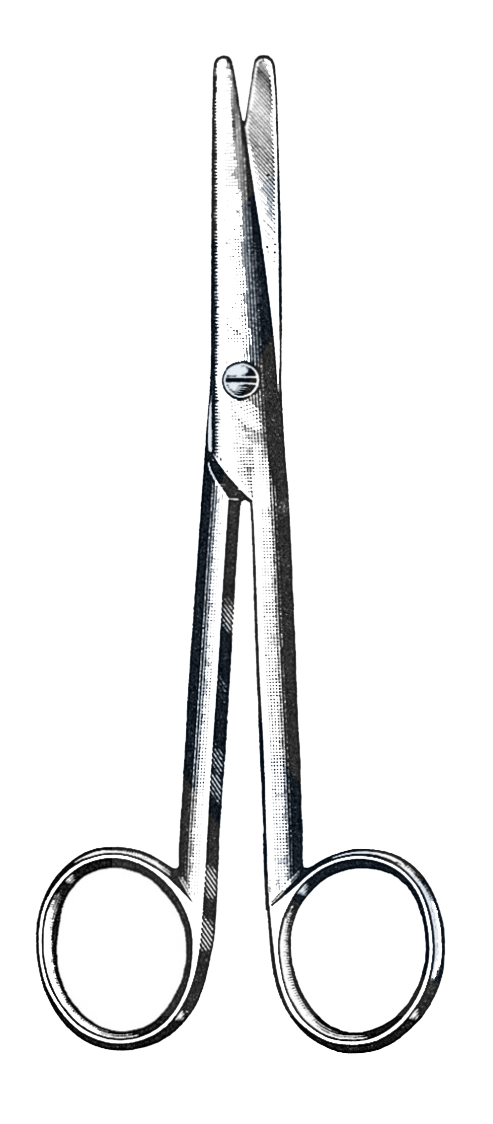 Mayo-Stille Dissecting Scissors, Straight, 5 1/2" (14 cm) - Garana Industries