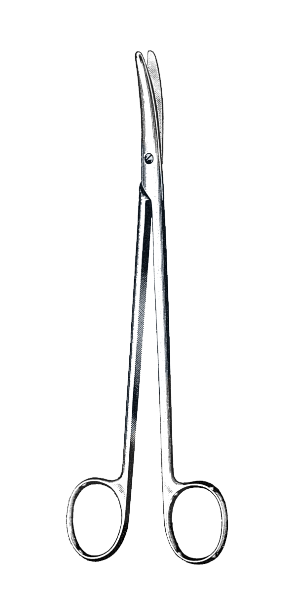 Metzenbaum Scissors, Curved 8" (20 cm) - Garana Industries