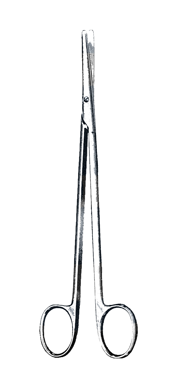 Nelson ( Metzenbaum ) Lobectomy Scissors, Straight 11" (28 cm) - Garana Industries