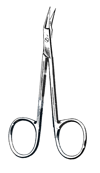 Suture Scissors, O'brien Stitch Scissors, 3 3/4" (9.5 cm) - Garana Industries