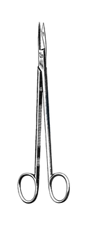 Adson Scissors, Straight 6 1/4" (16 cm) - Garana Industries