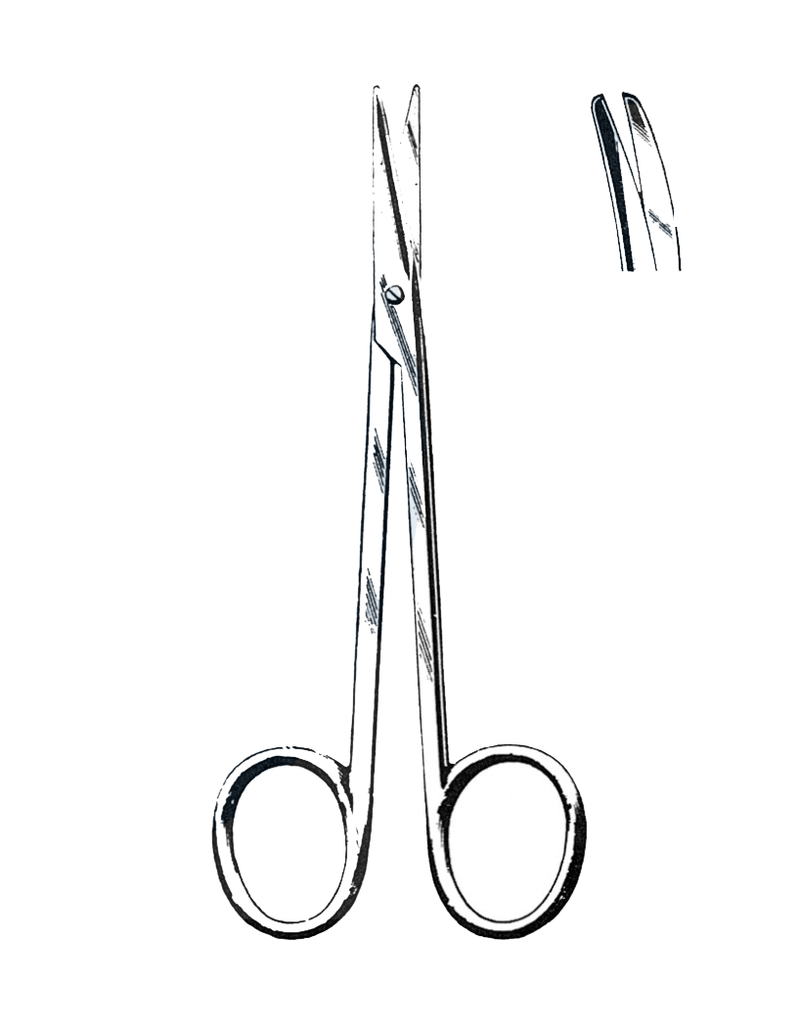 Sadler Nasal Scissors, Curved, Blunt/Blunt 5" (12.5 cm) - Garana Industries