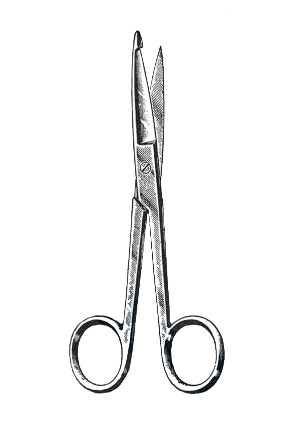 Knowles Bandage Scissors 5 1/2" (14 cm) - Garana Industries
