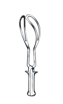 De Lee Obstetrical Forceps, 15 1/4" (39 cm) - Garana Industries