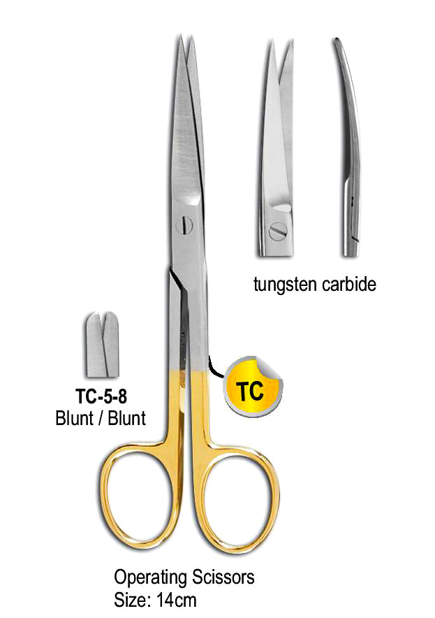 TC Operating Scissor BL/BL 14cm