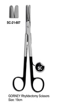 Gorney Rhytidectomy Scissor Super Cut Scissor Straight 19cm with Black Color Rings