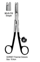 Gorney Freeman Scissor Super Cut Scissor Straight 18.4cm with Black Color Rings