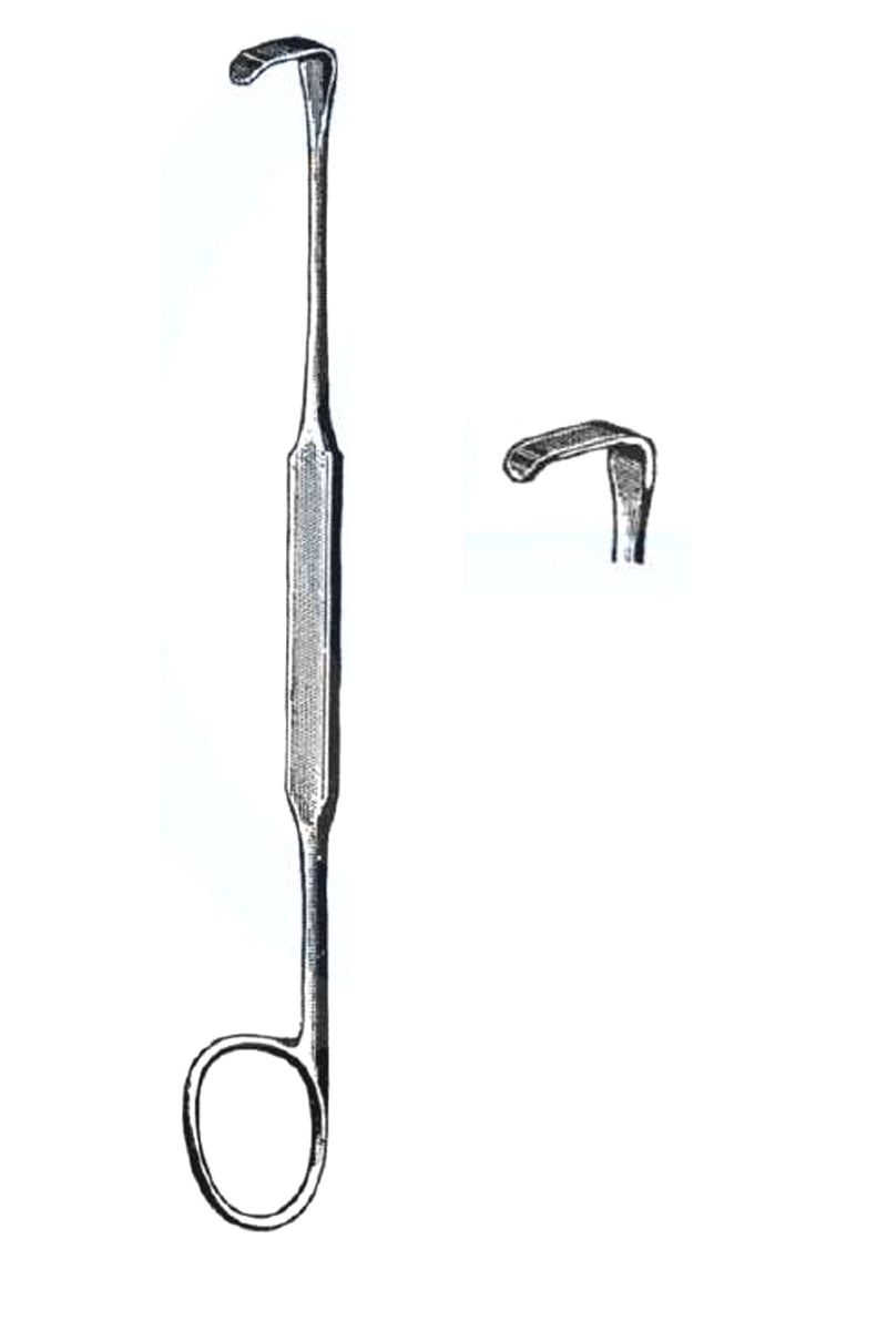 Meyerding Finger Retractor, 7" Solid Blade