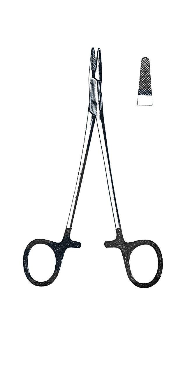 Baumgartner ( Hegar ) Needle Holder 5 1/2" (14 cm) - Garana Industries