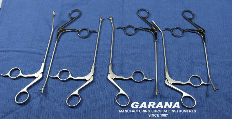 Arthroscopy Punch Forceps Set of 7 Pieces Bite Size : 3.4 mm Shaft size: 135 mm